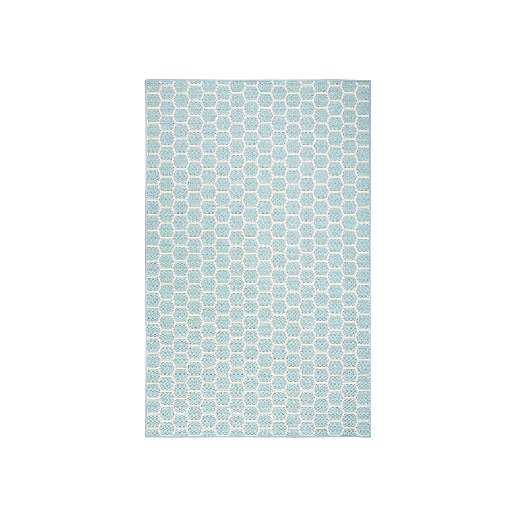 Nourison Reversible Indoor / Outdoor Geometric Rug, Blue