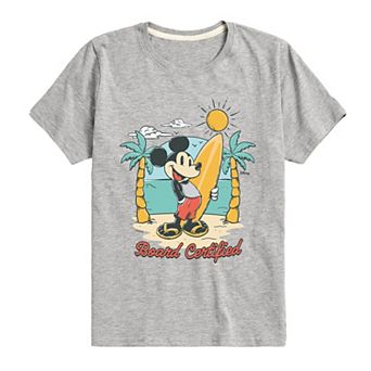 Disney's Mickey Mouse Boys 8-20 Board Certified Graphic Tee