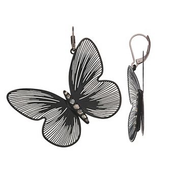 Simply Vera Vera Wang Butterfly Drop Earrings