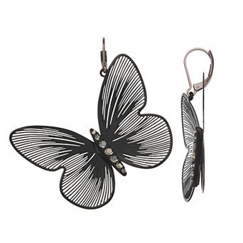 Simply Vera Vera Wang Butterfly Drop Earrings