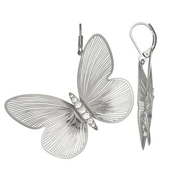 Simply Vera Vera Wang Butterfly Drop Earrings