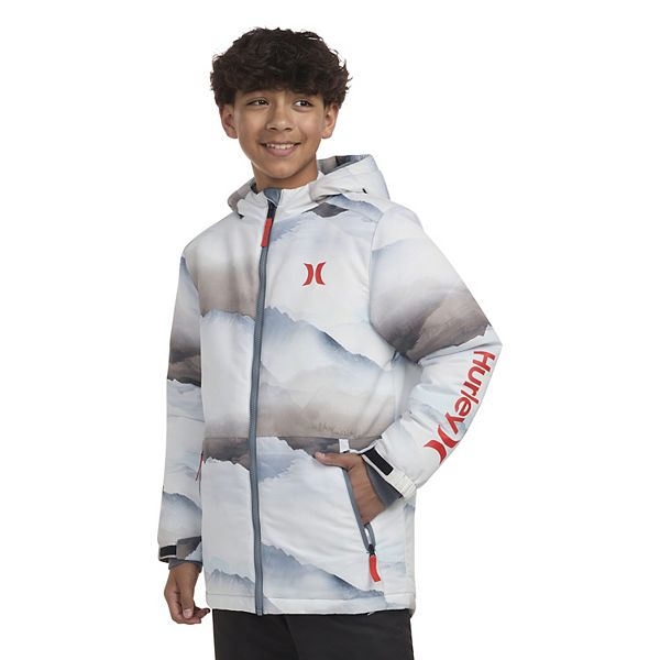 Boys 8 20 Hurley Water Resistant Heavyweight Snowboard Jacket