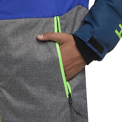 Boys 8-20 Hurley Colorblock Heavyweight Water Resistant Snowboard Jacket