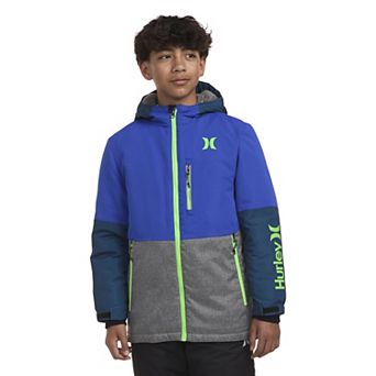 Boys 8-20 Hurley Colorblock Heavyweight Water Resistant Snowboard Jacket