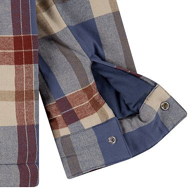 Boys 8-20 Levi's® Sherpa-Lined Plaid Hooded Shacket