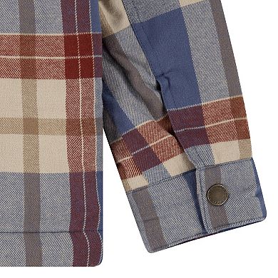 Boys 8-20 Levi's® Sherpa-Lined Plaid Hooded Shacket