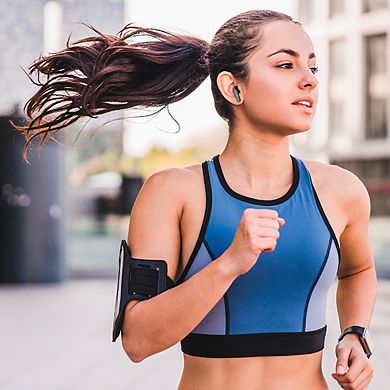 TrueBuds Armor Wireless Earbuds - Bluetooth 5.3, 15hr Battery, LED Charging Case