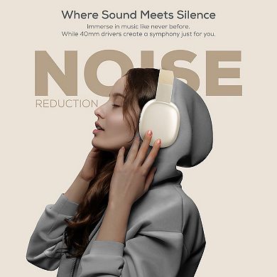 Gabba Goods Wireless Over Ear Bluetooth Headphones With Microphone