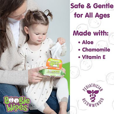 Boogie Brand Saline Nose Wipes Unscented 90 Ct