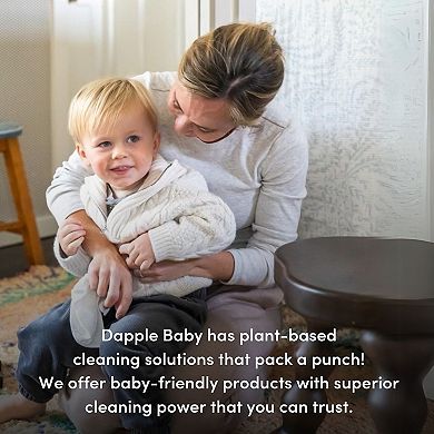 Dapple Baby Foaming Power Bottle and Dish Fragrance Free Spray 16.9oz