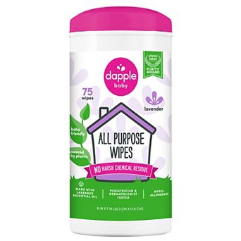 Dapple Baby All Purpose Wipes Lavender 75 ct