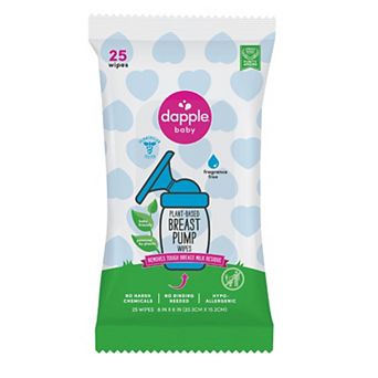 Dapple Baby Plant-Based Breast Pump Wipes 25 ct