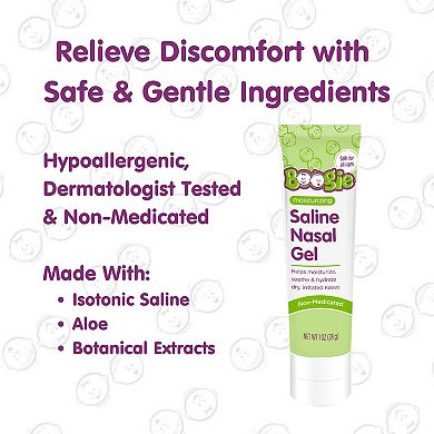 Boogie Brand Saline Nasal Gel 1oz