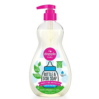 Dapple Baby Bottle & Dish Soap Refill Fragrance Free 16.9oz