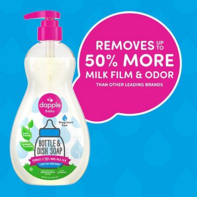 Dapple Baby Bottle & Dish Soap Refill Fragrance Free 16.9oz