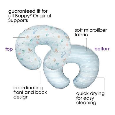Boppy Premium Nursing Pillow Cover, Gray Elephant