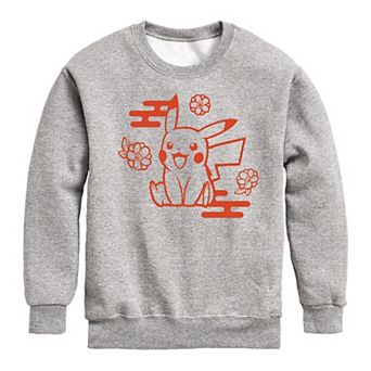 Boys 8-20 Pokemon Wagara Pikachu Crew Fleece Sweatshirt