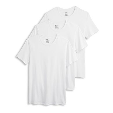 Men's Jockey Smooth Fit Cotton Stretch Crew Neck Undershirt - 3 Pack