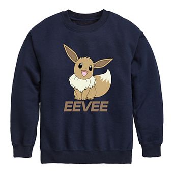 Boys 8-20 Pokemon Pastel Eevee Crew Fleece Sweatshirt