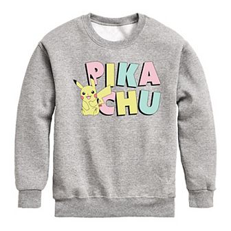 Boys 8-20 Pokemon Pastel Pikachu Fleece Sweatshirt