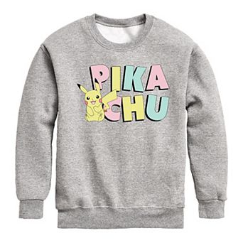 Boys 8-20 Pokemon Pastel Pikachu Fleece Sweatshirt