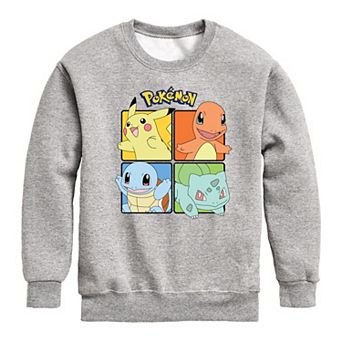 Boys 8-20 Pokemon Characters Squared Fleece Sweatshirt