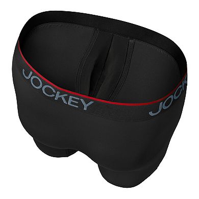 Men's Jockey® Chafe-Proof Pouch Microfiber 6" 3-Pack +1 Bonus Boxer Briefs