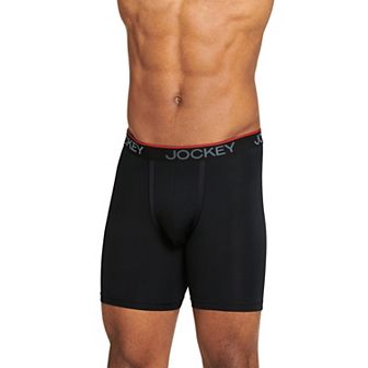 Men's Jockey® 3+1 Bonus Pack Chafe-Proof Pouch Microfiber 6" Boxer Briefs