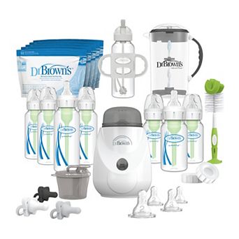 Dr. Brown's Anti-Colic Options+ Narrow Baby Bottle All-In-One 34 pc Gift Set