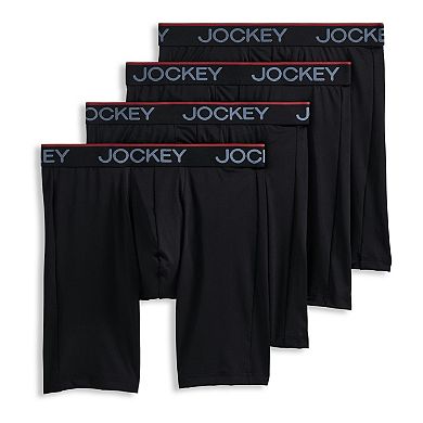 Men's Jockey® 3+1 Bonus Pack Chafe-Proof Pouch Microfiber 8.5" Boxer Briefs