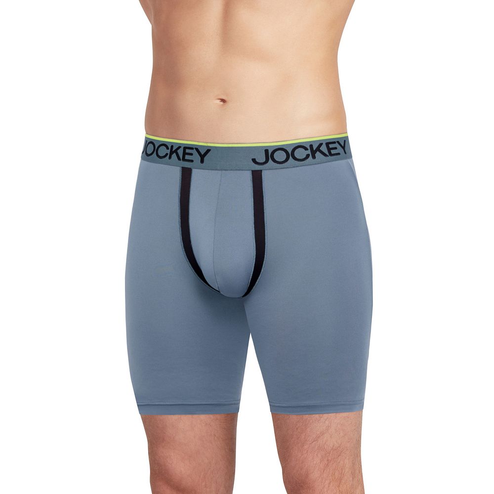 Jockey Generation 3 Pair Men's Boxer Briefs No Chafe Pouch Polyester, S