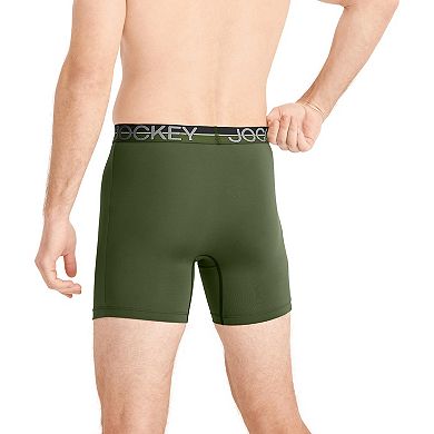 Men's Jockey® Infinite Cool Microfiber Stretch 5" 3-pack +1 Bonus  Boxer Briefs