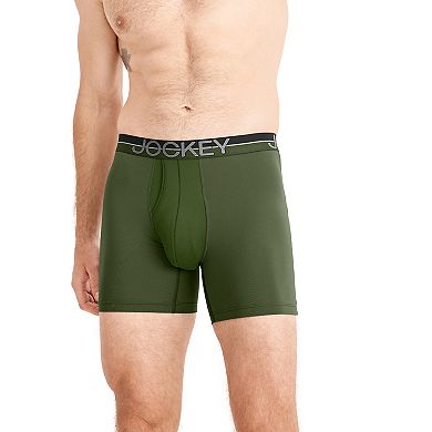 Men's Jockey® Infinite Cool Microfiber Stretch 5" 3-pack +1 Bonus  Boxer Briefs