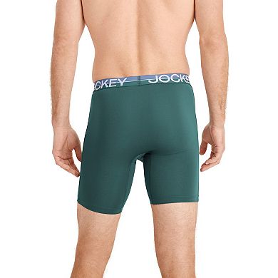 Men's Jockey® 3+1 Bonus Pack Infinite Cool Microfiber Stretch 8" Long Leg Boxer Briefs