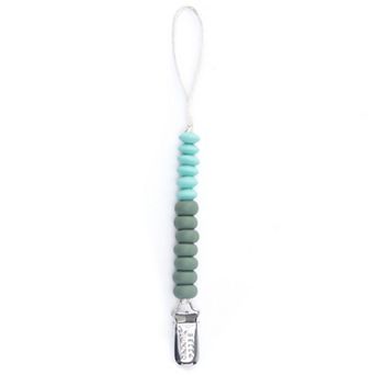 Bella Tunno Moss Duo Beaded Pacifier Clip