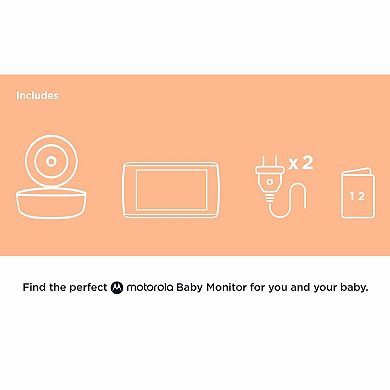 Motorola VM36XL Touch 5-in. Wi-Fi Video Baby Monitor