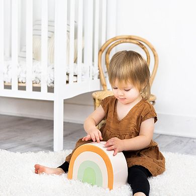 Pearhead Ceramic Rainbow Children's Coin Bank