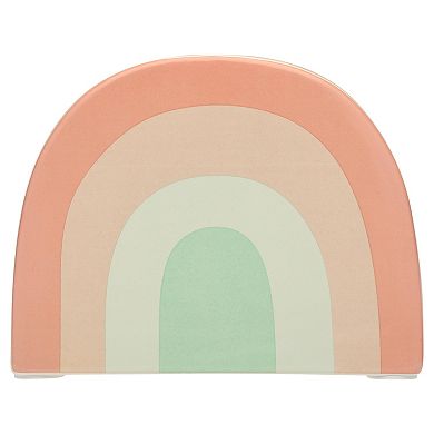 Pearhead Ceramic Rainbow Children's Coin Bank