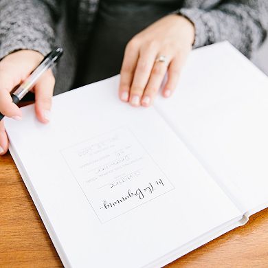 Pearhead Linen Pregnancy Journal