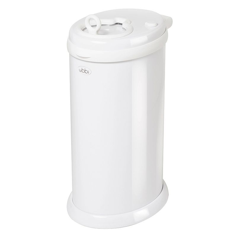 Ubbi Steel Diaper Pail - White