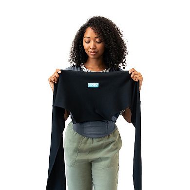 Moby Easy-Wrap Baby Carrier Sling in Charcoal/Black