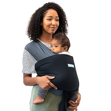 Moby Easy-Wrap Baby Carrier Sling in Charcoal/Black