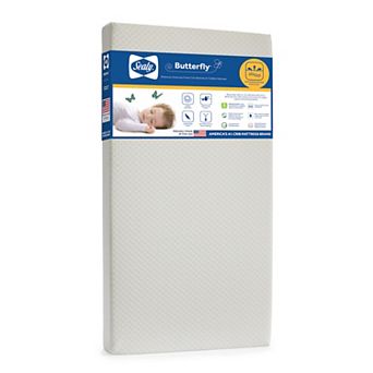 Sealy Butterfly Breathable Knit Crib Mattress