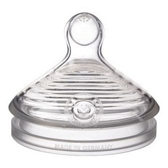 NUK Simply Natural Fast Flow Infant Nipple, 2 pc Set