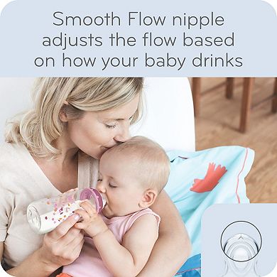 NUK Smooth Flow Anti-Colic 10-oz. 3-pack Baby Bottle