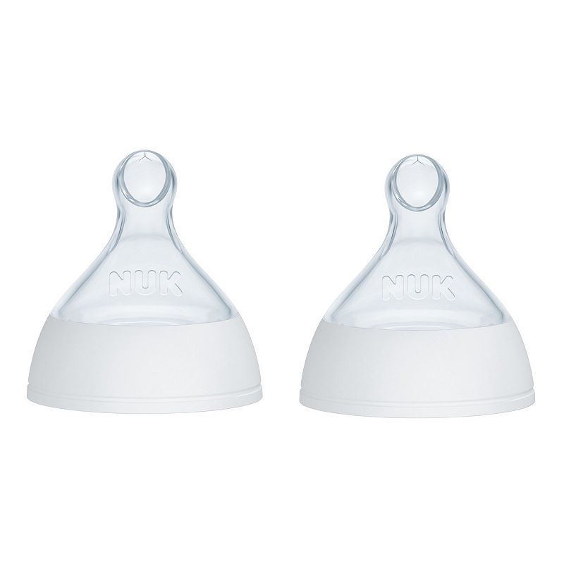 UPC 885131699763 product image for NUK 2-Pack Smooth Flow Pro Anti-Colic Baby Bottle Replacement Nipples, Clear | upcitemdb.com