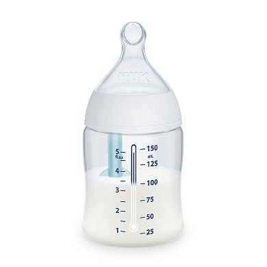 NUK Smooth Flow Pro Anti-Colic Bottle & Pacifier Newborn 7 Piece Gift Set