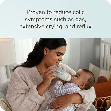 NUK Smooth Flow Pro Anti-Colic Bottle & Pacifier Newborn 7 Piece Gift Set