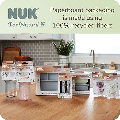NUK for Nature Everlast Weighted Cup with Straw