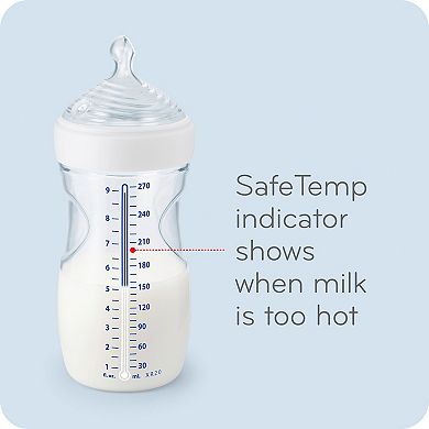 NUK Simply Natural 9 oz. Bottle with SafeTemp 3-Pack